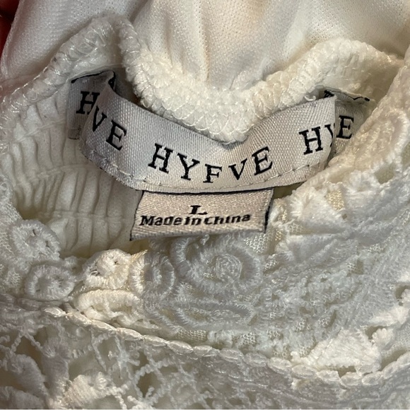 Hyfve hyfve hyfve size zL white lace dress - Picture 4 of 6